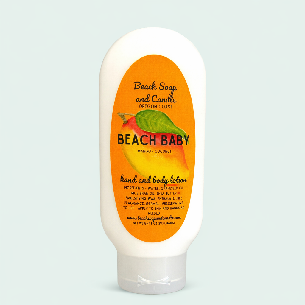 Beach Themed Lotion with Shea Butter Travel Size - choose your scent