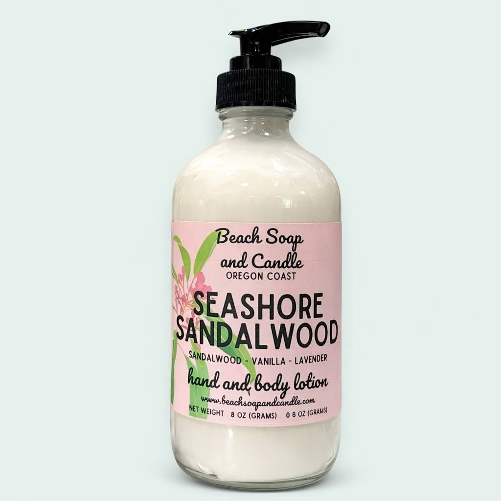 Beach Themed Lotion with Shea Butter 8 ounces | pick your scent