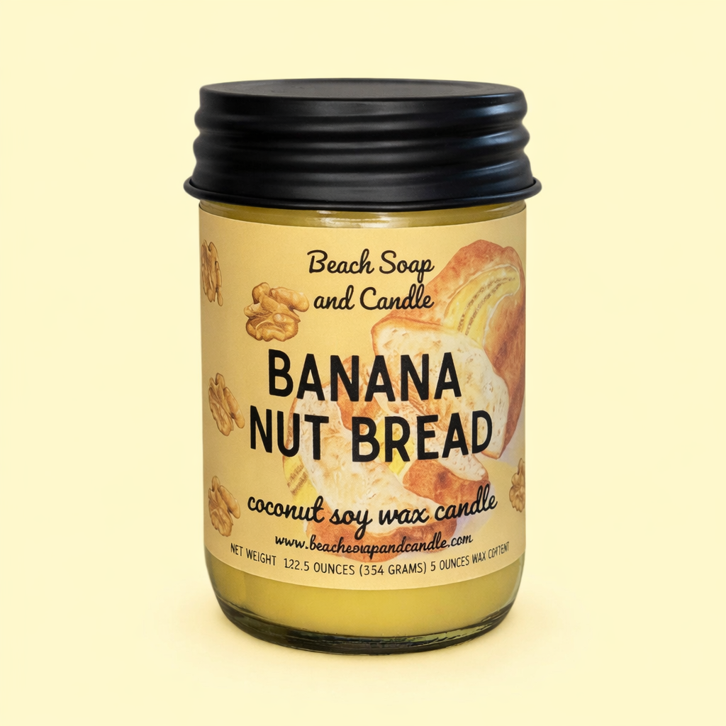 Banana Nut Bread - Coconut Soy Wax Candle