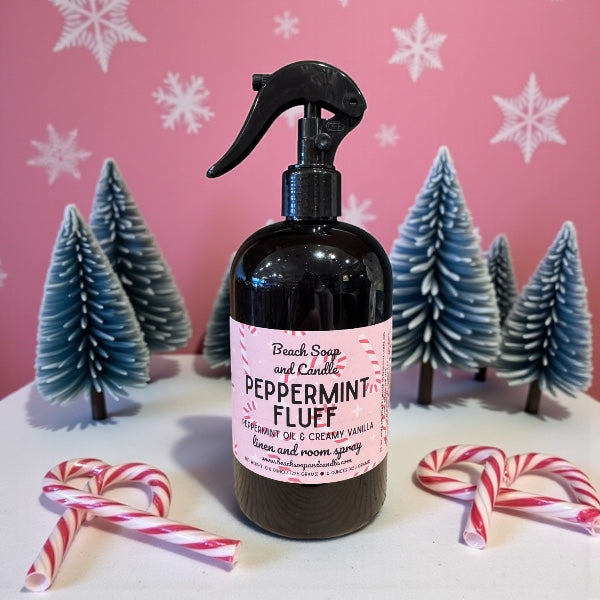 Peppermint  Fluff- Non Toxic Odor Neutralizing Room and Linen Spray