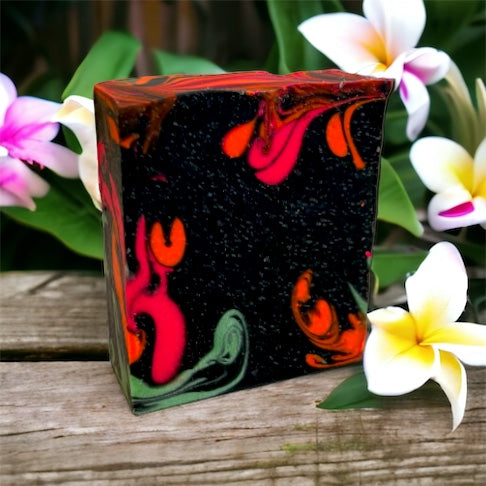 Tiki Girl (Coconut Charcoal & Grapefruit) Handmade Artisan Soap
