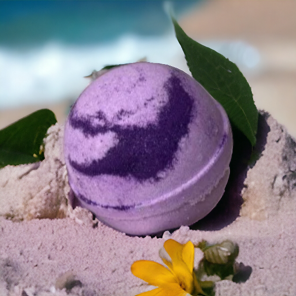 Seashore Sandalwood (Sandalwood and Vanilla) Foaming Jumbo Bath Bomb