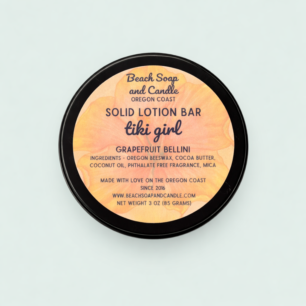 Sand Dollar Lotion Bar – Solid Body Moisturizer - choose your scent