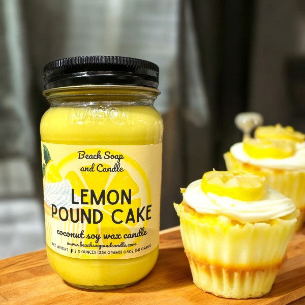 Lemon Pound Cake Mason Jar Candle