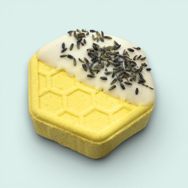 Lavender Honey Foaming Bath Bomb & Bath Melt Combo