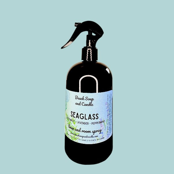 Seaglass (Essential Oil Blend), Non Toxic Odor Neutralizing Room and Linen Spray