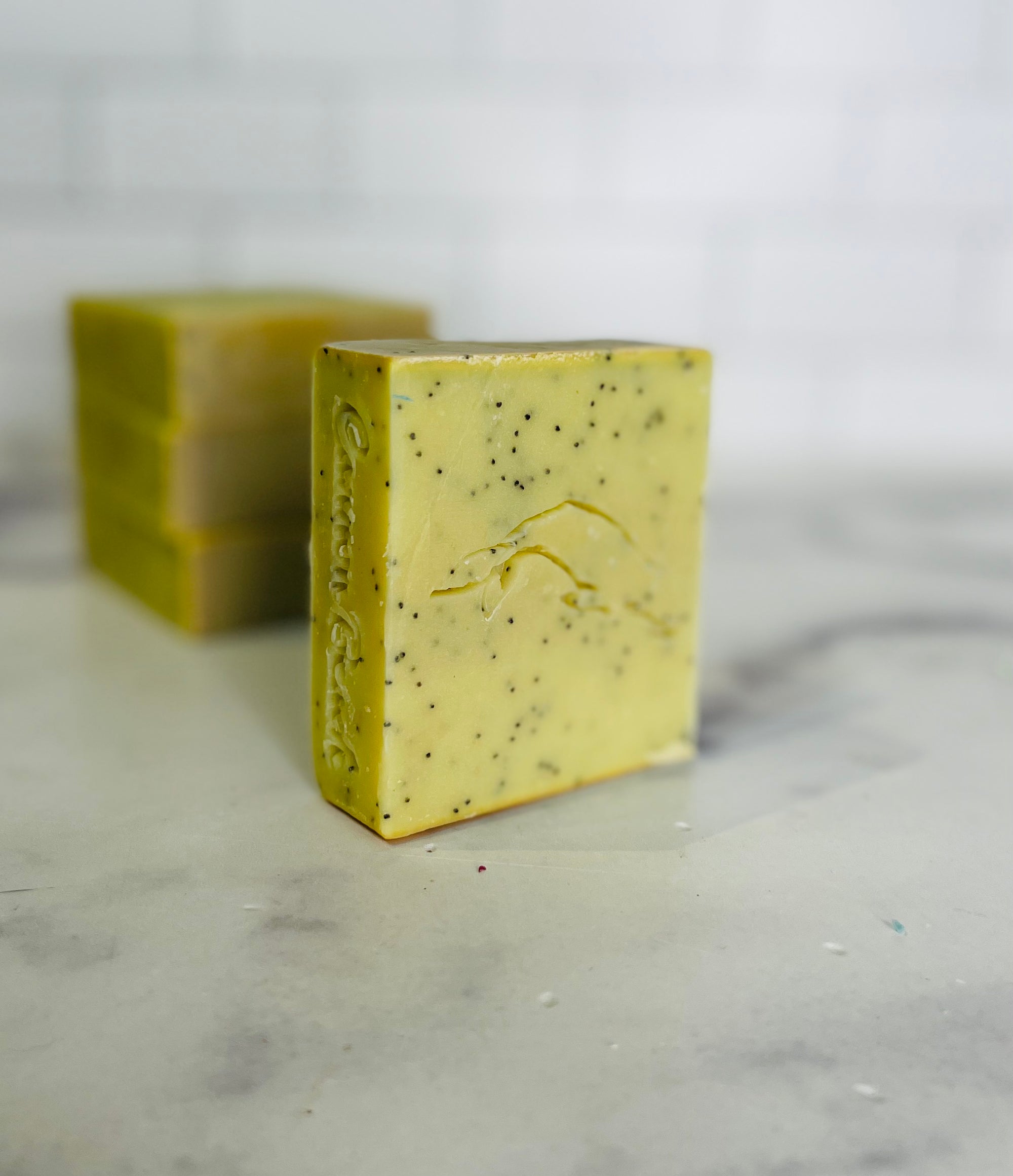 After Sun Soother - Aloe and Spearmint Handmade Soap - with spearmint essential oil - NEW NAME